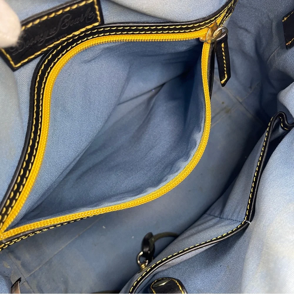 RARE Dooney & Bourke Rainbow “It Bag” | Y2K Vintage Satchel | Heart Tag - Picture 12 of 16